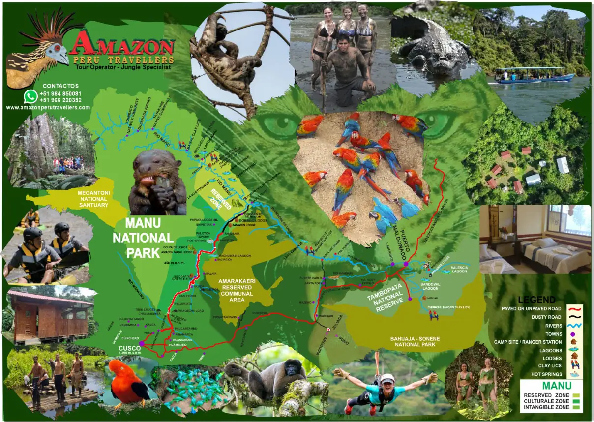 Manu National Park Cultural Zone Tour 3-Day jungle trips peru